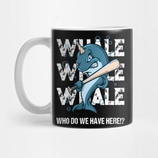 Baseball Whales T-Shirt - Funny Whale Pun Joke Quote Mug